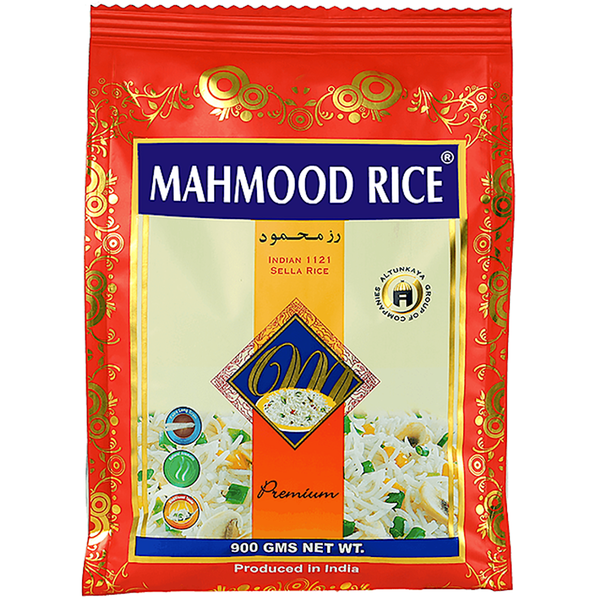 MAHMOOD 1121 SELLA BASMATI RIJST 900G