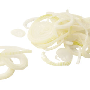 Gesneden witte uien ring
