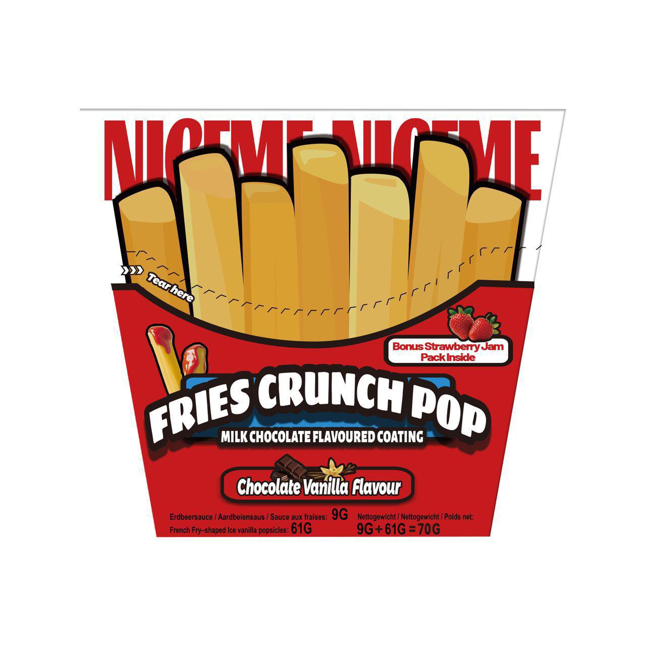 Fries crunch pop